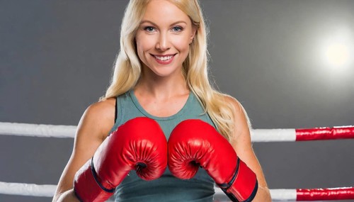 AI generated, woman, woman, 35, years, thai, thai, sport, boxing, gloves, thai boxing, muay thai,