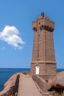 Phare de Ploumanac'h, officially: Phare de Mean Ruz, Cote de Granit Rose, Departement