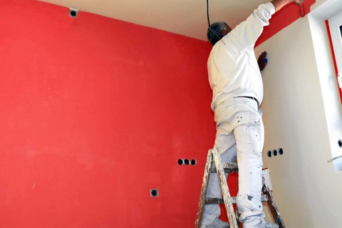 Painting work, interior painting, wall painting