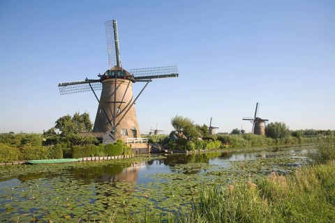 Windmills at Kinderdijk, Netherlands