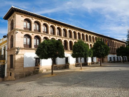 Ayuntamiento City Hall building built in 1734 Ronda, Malaga province, Spain, Europe