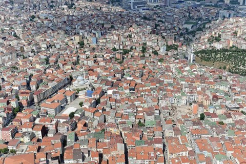 View from Istanbul Sapphire, Levent, Besiktas, Istanbul, European part, Istanbul province, Turkey,