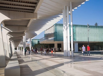 Museo Alborania Aula del Mar at the Quay two El Palmeral de las Sorpresas port development of the