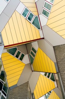 Kubuswoning Cube Houses, Blaak, Rotterdam, Netherlands architect Piet Blom