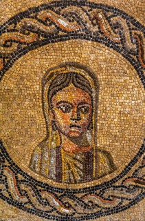 Basilica of Aquileia from the 11th century, largest floor mosaic of the Western Roman Empire,