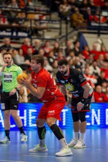 18.02.2024, 2nd HBL, German Handball League, Matchday 21) : Eulen Ludwigshafen against TuS