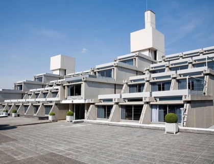 New Court building in Christ's College, University of Cambridge, architect Sir Denys Lasdun built