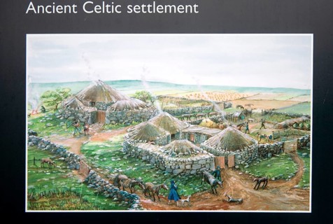 Chysauster Ancient Village is a late Iron Age and Romano-British village of courtyard houses in