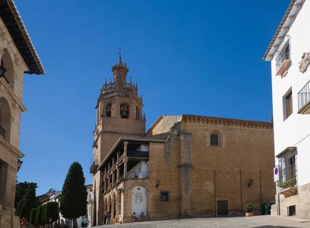 Historic church once a Moorish mosque Iglesia de Santa Maria la Mayor, Ronda, Spain, Europe