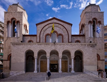 Church of Ieros Naos Panagias Dexias, Thessaloniki, Macedonia, Greece, Europe