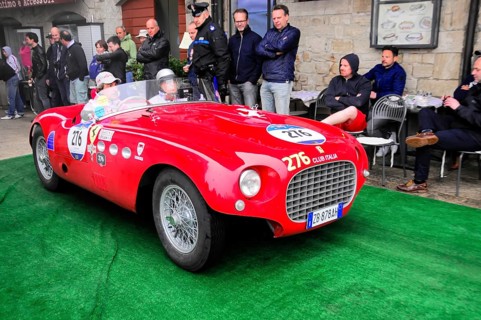 Mille Miglia 2016, time control, checkpoint, SAN MARINO, start no. 276 FERRARI 250MMSPIDER VIGNALE