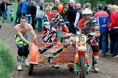 FIM Sidecar World Championship 2015, Rudersberg Motocross, Rudersberg, Baden-Wuerttemberg, Germany,