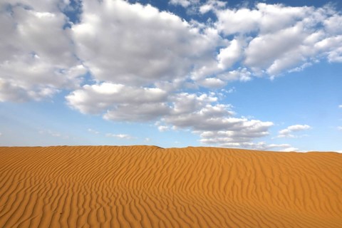 Mesr Desert in Iran. The Mesr Desert is part of the central Dashte-Kavir desert, 12.03.2019