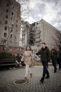 Annalena Baerbock (Alliance 90/The Greens), Federal Foreign Minister, visits the former seat of the