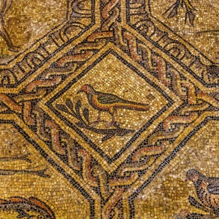 Basilica of Aquileia from the 11th century, largest floor mosaic of the Western Roman Empire,