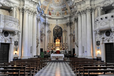 Sanctuary, Renaissance church of San Biagio, architect Antonio da Sangallo, built 1519-1540,
