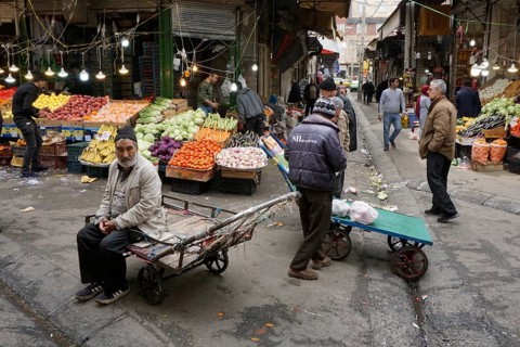 Worker in a bazaar, Tehran, Iran, on 18/03/2019, Asia