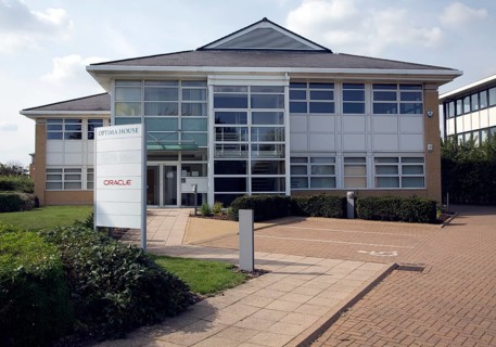Oracle in Optima House modern high-tech businesses located in Cambridge Science park, Cambridge,
