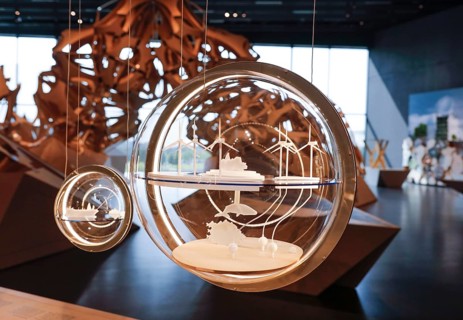 Exhibition in the Futurium. Ideas for the future come to life on 3000 square metres. In three