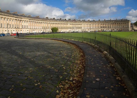 The Royal Crescent, architect John Wood the Younger built between 1767 and 1774, Bath, Somerset,
