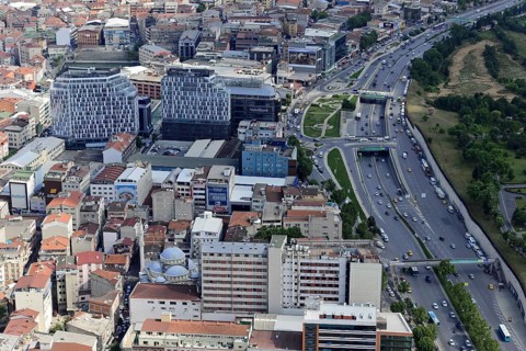 View from Istanbul Sapphire, Levent, Besiktas, Istanbul, European part, Istanbul province, Turkey,
