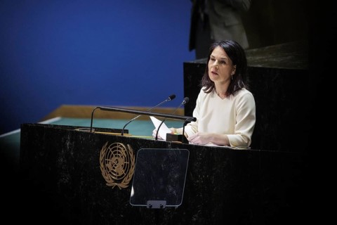 Plenary session of the United Nations General Assembly on 'AeRThe situation in the temporarily