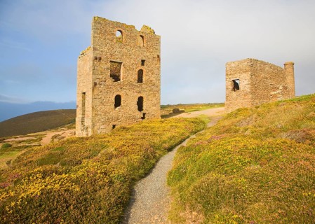 Ruins of Wheal Coates Tin Mine, St Agnes Head, Cornwall, England, United Kingdom, Europe