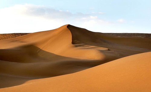 Mesr Desert in Iran. The Mesr Desert is part of the central Dashte-Kavir desert, 12.03.2019