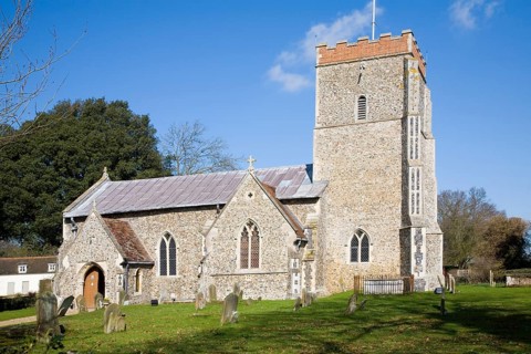 Parish church of Saint Andrew, Bredfield, Suffolk, England, UK