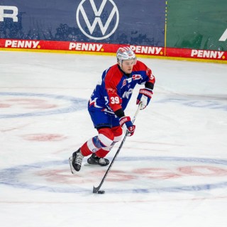 Ian Scheid (39, Nuremberg Ice Tigers) at the away game on matchday 48 of the 2023/2024 DEL (German
