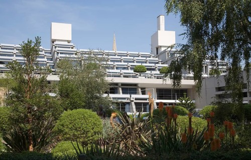 New Court building in Christ's College, University of Cambridge, architect Sir Denys Lasdun built