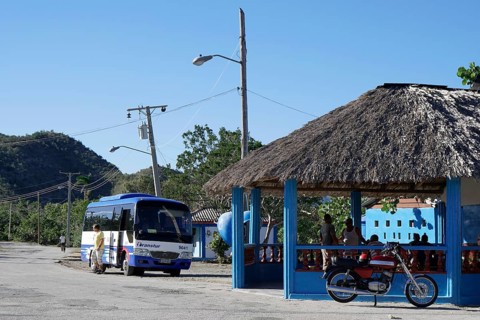 Rest area near Baracoa, Cuba, Central America