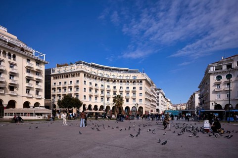 Electra Palace Hotel, Platia Aristotelous, Aristotle Square, Thessaloniki, Macedonia, Greece,