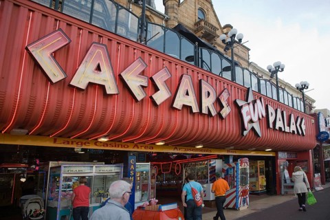 Caesars Palace amusement arcade, Great Yarmouth, Norfolk, England, United Kingdom, Europe