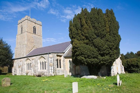 Parish church of All Saints, Great Glemham, Suffolk, England, United Kingdom, Europe