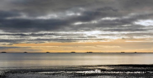 Langeness, Langeness, small Hallig island in the Wadden Sea National Park in Nordfriesland, North