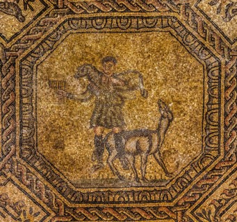 Basilica of Aquileia from the 11th century, largest floor mosaic of the Western Roman Empire,