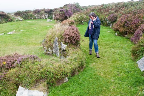Chysauster Ancient Village is a late Iron Age and Romano-British village of courtyard houses in