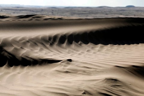 Mesr Desert in Iran. The Mesr Desert is part of the central Dashte-Kavir desert, 12.03.2019