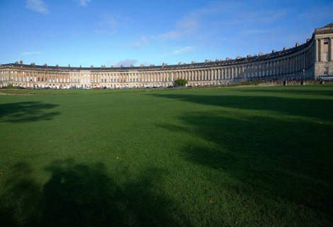 The Royal Crescent, architect John Wood the Younger built between 1767 and 1774, Bath, Somerset,