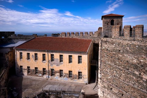 Gate tower, administrative building, former prison, Acropolis, Heptapyrgion, fortress, citadel,