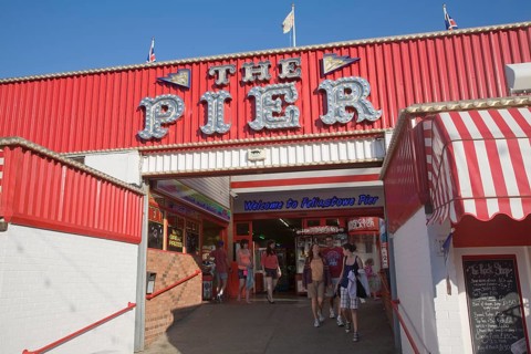 Amusements arcade at the pier, Felixstowe, Suffolk, England, United Kingdom, Europe
