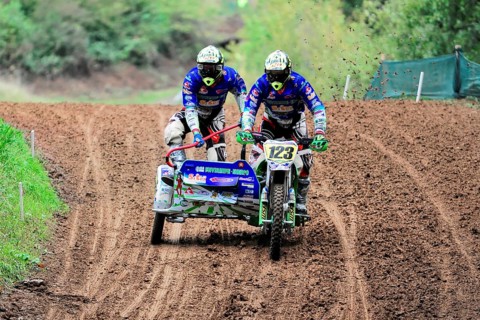 FIM Sidecar World Championship 2015, Rudersberg Motocross, Rudersberg, Baden-Wuerttemberg, Germany,
