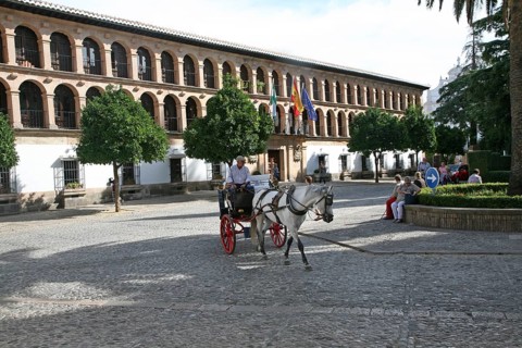 Ayuntamiento City Hall building built in 1734 Ronda, Malaga province, Spain, Europe