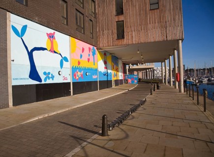 Public art project, Wet Dock urban redevelopment project, Ipswich, England, United Kingdom, Europe