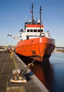 Putford Achilles North Sea supply vessel, River Yare, Great Yarmouth