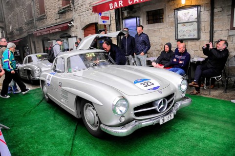 Mille Miglia 2016, time control, checkpoint, SAN MARINO, start no. 323 MERCEDES-BENZ 300SL COUPE