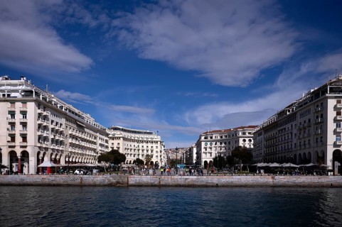 Electra Palace Hotel, Platia Aristotelous, Aristotle Square, waterfront promenade, Thessaloniki,
