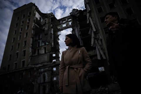 Annalena Baerbock (Alliance 90/The Greens), Federal Foreign Minister, visits the former seat of the