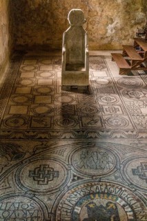 Bishop's reception room in the Basilica di Santa Eufemia, Citta vecchia, island of Grado, northern